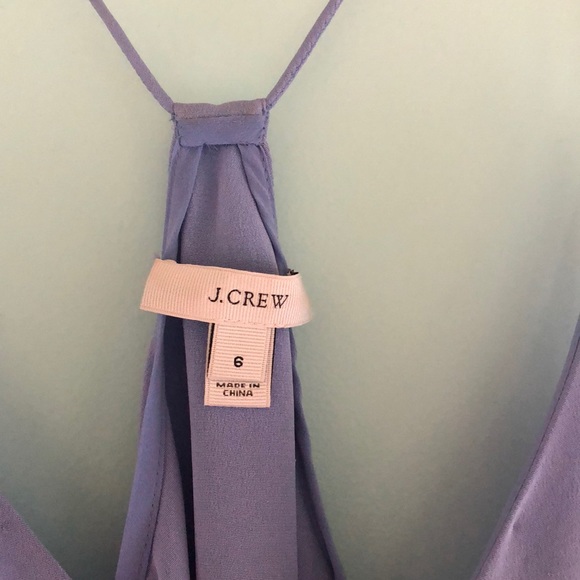 J.Crew Silk Tank Top size 6 lavender - Picture 3 of 6